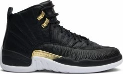 WMNS Air Jordan 12 Retro "BLACK/METALLIC GOLD"