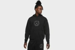Apparel Air Jordan AJXI Black Tie Hoodie (Black) - S