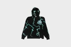 Apparel Diamond Supply Co X Ozzy Osbourne Mad Lightning Allover Print Hoodie - S