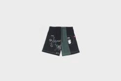 Apparel Jungles - Television Split Short (Black/Green) - M