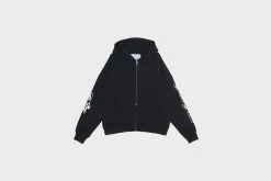 Apparel Jungles No Time To Hate Embroidered Hoodie (Black) - S