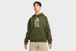 Apparel Nike ACG Therma-Fit “Troll” Fleece Hoodie (Cargo Khaki/Black/Summit White) - M