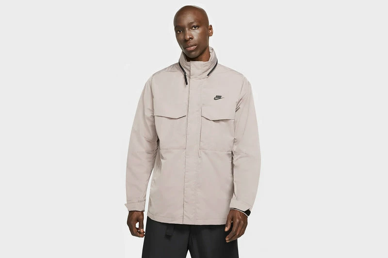 Apparel Nike Hooded M65 Jacket (Taupe Haze/Black/Black) - M