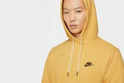 Apparel Nike Sportswear Pullover Hoodie (Yellow) - S