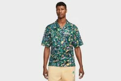 Apparel Nike Track Division Button Up Jersey (Green) - S