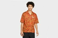 Apparel Nike Track Division Button Up Jersey (Orange) - S