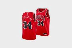 Apparel Nike Wendell Carter Bulls Icon Edition Swingman Jersey (University Red/White) - L
